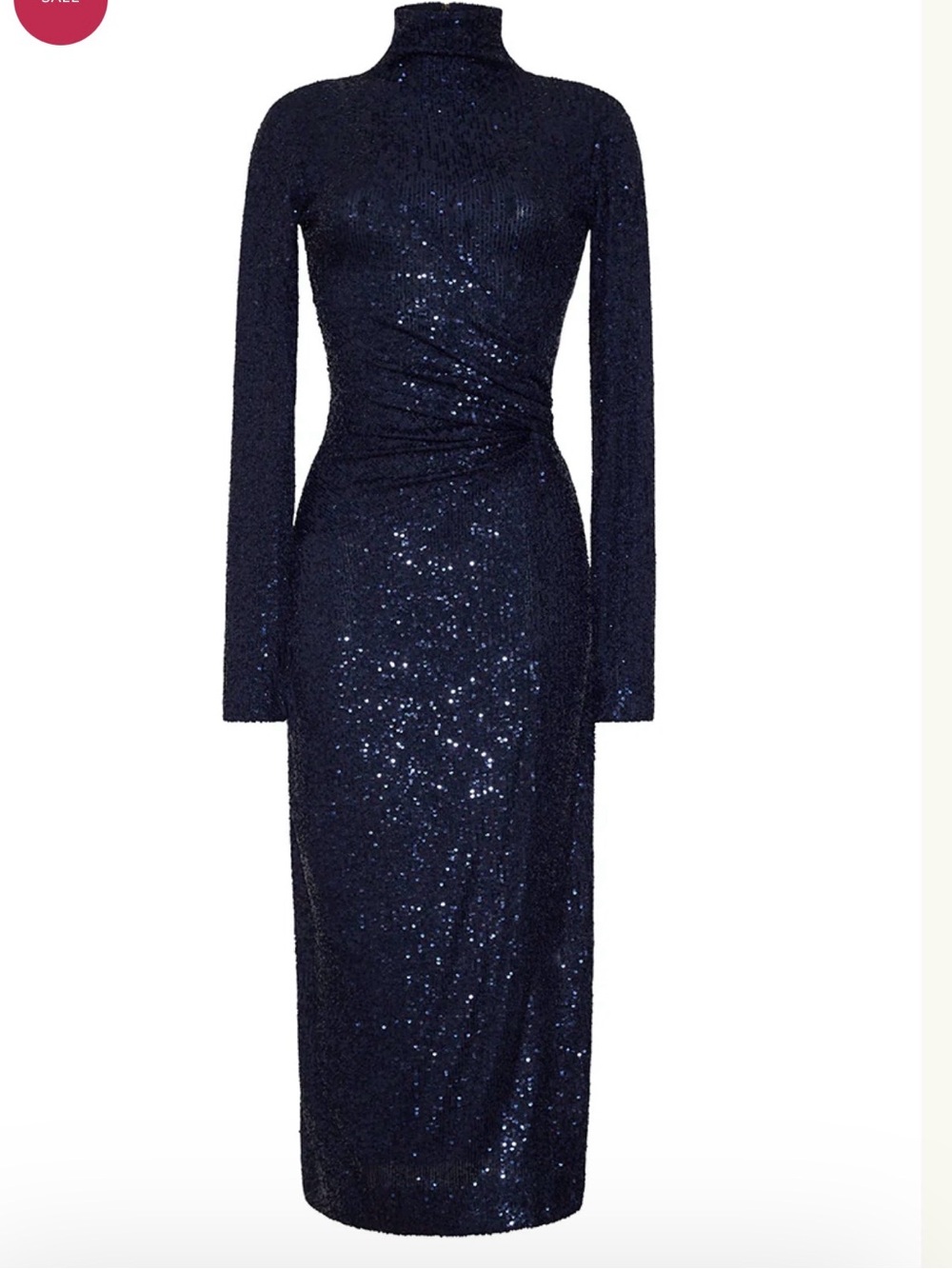 Cara Cara Ryan Dress ( Navy-  shimmering sequin finish) Size M